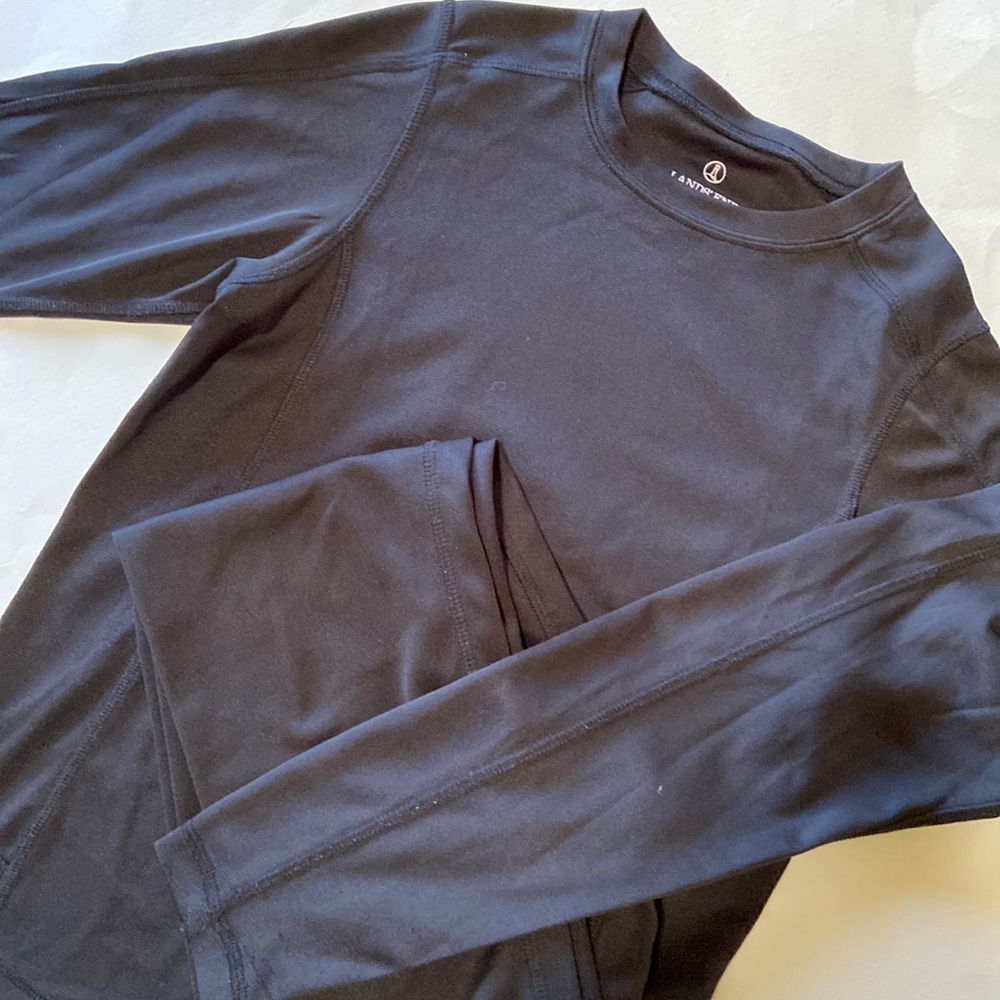 Ski Snow Lands End Size M 10/12 Long Underwear, Boy’s fly in black-Worn one trip